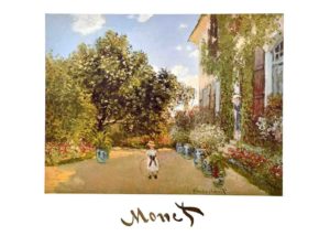 Claude Monet - The Artist's House At Argenteuill