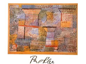 Paul Klee - Crosses and Columns 1931 Art Print
