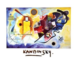 Wassily Kandinsky - Yellow, Red, Blue Art Print