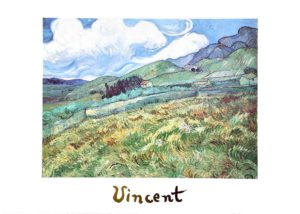 Vincent Van Gogh - Oat Field and mountains