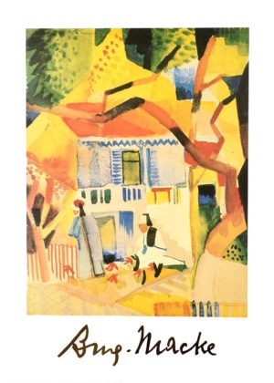 August Macke - The Country House