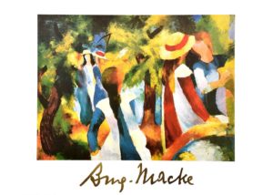 August Macke - Girls under the Trees Art Print
