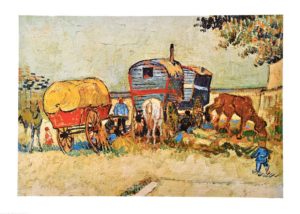 Vincent Van Gogh - Bivouac of Gypsies