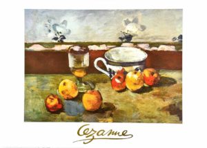 Paul Cezanne - Still Life with Apples, Cup and Glass