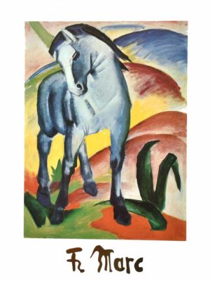 Franz Marc - Blue Horse Art Print