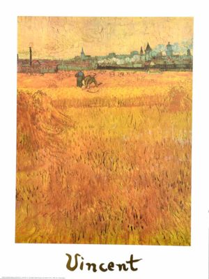 Vincent Van Gogh - Oat Field with View of Arles