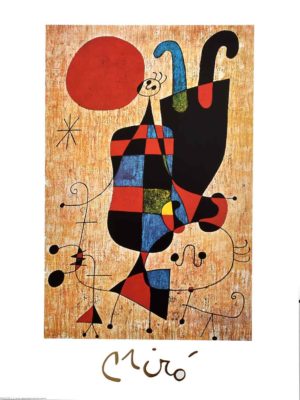 Joan Miro - Upside-Down Figures Art Print