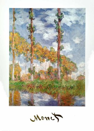 Claude Monet - Poplars At Giverny