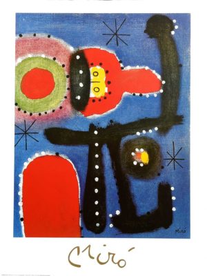 Joan Miro - Painting 1954 Art Print