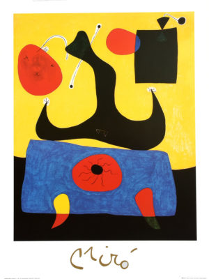 Joan Miro - Seated Woman 1983 Art Print