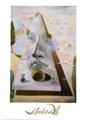 Salvador Dali - Apparition Of The Face Of Aphrodite Of Cnidus In A Landscape Art Print