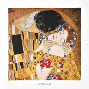 Gustav Klimt - The Kiss Close Up
