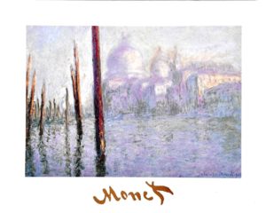 Claude Monet - Venice The Grand Canal Art Print