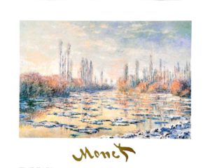 Claude Monet - The Thawing