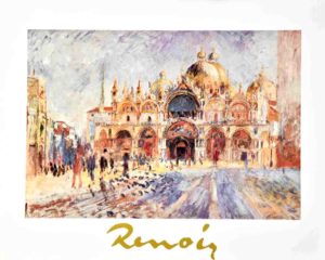 Pierre-Auguste Renoir -  Piazza San Marco Venezia Art Print