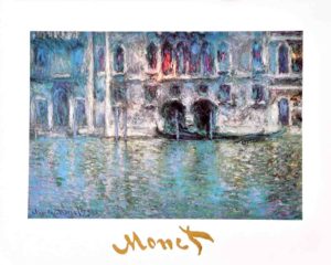 Claude Monet - The Palazzo Da Mula in Venice