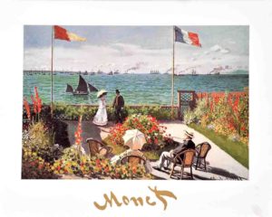 Claude Monet - Balcony On The Sea At Saint Adresse