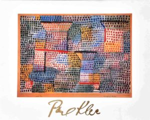 Paul Klee - Crosses And Columns Art Print