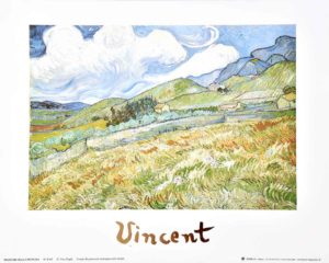 Vincent Van Gogh - Oat Field and mountains