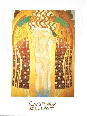 Gustav Klimt - This Kiss To The Whole World Art Print