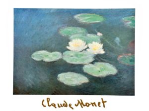 Claude Monet - Nymphaeas By Nightfall