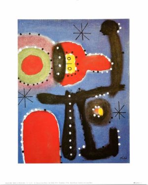 Joan Miro - Painting 1954 Art Print