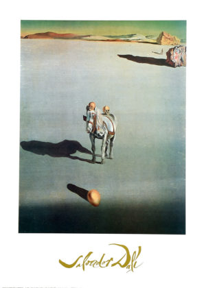 Salvador Dali - The Geological Becoming 1933 Art Print