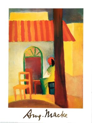 August Macke - Turkish Cafe