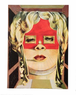 Salvador Dali - The Face Of Mae West Art Print