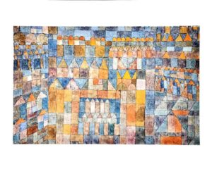 Paul Klee - Temple Quarter Of Pert, 1928 Art Print