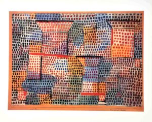 Paul Klee - Crosses and Pillars Art Print