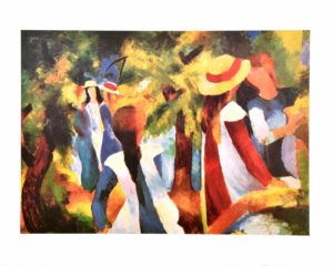 August Macke - Girls under the Trees Art Print