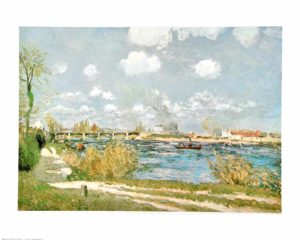 Alfred Sisley - Bougival Art Print