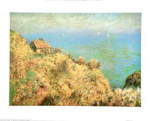 Claude Monet - The Custom Officer's House At Varengeville Art Print