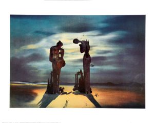 Salvador Dali -  Archaeological Reminiscence Of Angelus de Millet Art Print