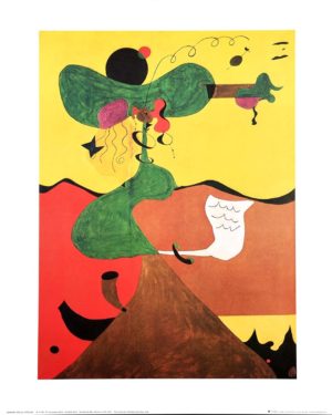 Joan Miro - Portrait of Mrs Mill in 1750