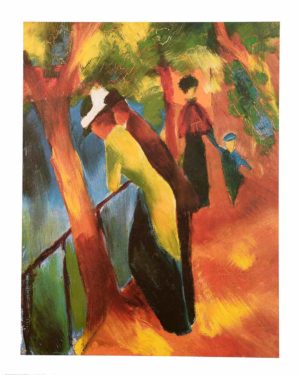 August Macke - Sunny Road Art Print