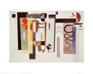 Wassily Kandinsky -  Two Green Points, 1935 Art Print