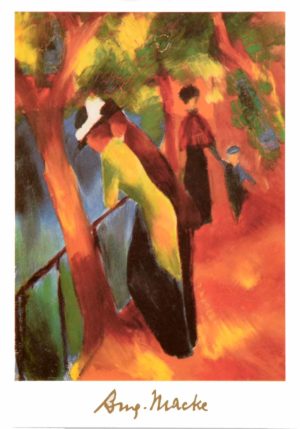 August Macke - Sunny Road Art Print