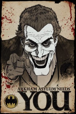 DC Comics Batman Comic Joker Needs You Poster