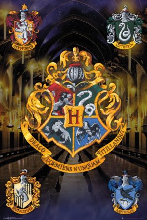 Harry Potter Crests Poster