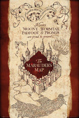 Harry Potter The Marauder's Map Poster