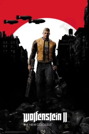 Wolfenstein 2 Key Art Poster
