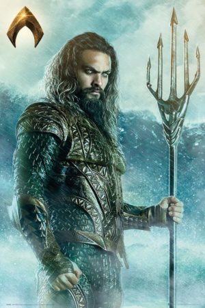 DC Comics Justice League Aquaman Trident Poster