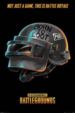 PUBG PlayerUnknown's Battlegrounds Born To Loot Poster