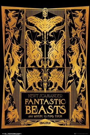 Fantastic Beasts and Where To Find Them Book Cover Poster
