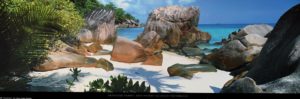 La Digue Seychelles by Granville Harris Photographic Print