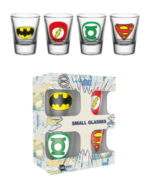 DC Comics Logos Shot Glasses