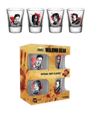 The Walking Dead Characters Shot Glasses