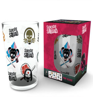 Suicide Squad Faces Large Glass